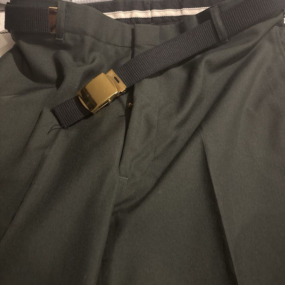 Tennessee Apparel Corp Pants Mens 34 X 30 Dark Green DSCP Wool Blend Military